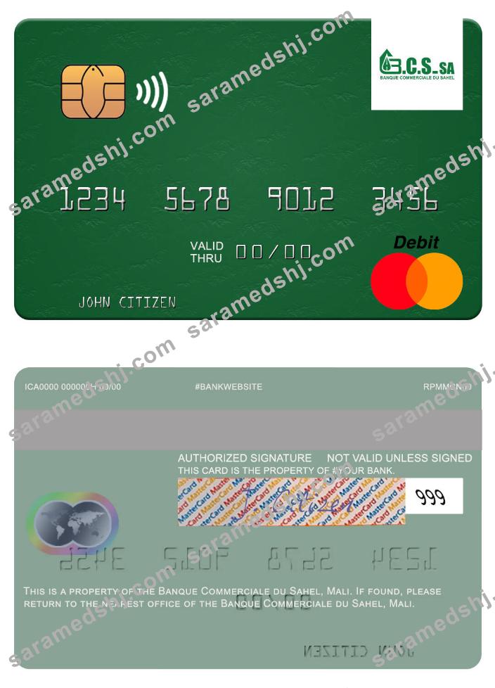 Mali Banque Commerciale du Sahel mastercard
